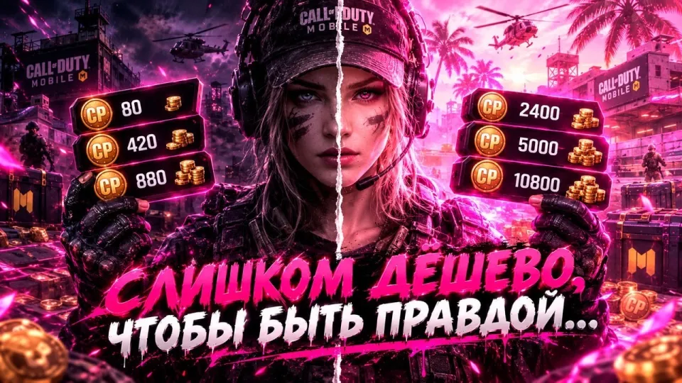 Как задонатить в Call of Duty Mobile в России и где выгоднее покупать CP